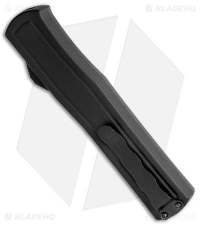 AKC F-20 D/A Spear Point OTF Automatic Knife Black Aluminum (3.6" Satin Drop)