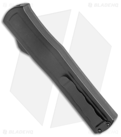 AKC F-20 D/A Dagger OTF Automatic Knife Black Aluminum (3.6" Satin)