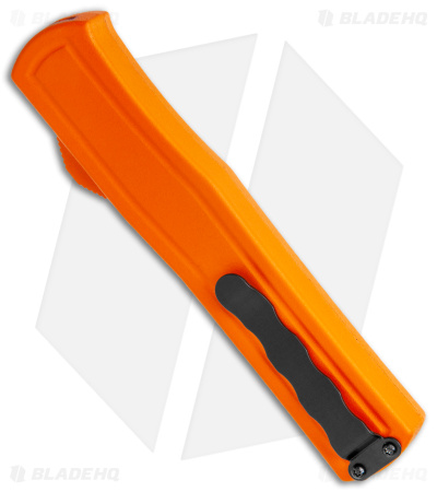 AKC F-20 D/A Drop Point OTF Automatic Knife Orange Aluminum (3.6" Satin)