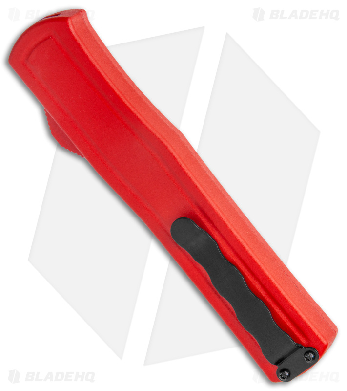 AKC F-20 D/A Dagger OTF Automatic Knife Red Aluminum (3.6" Satin)