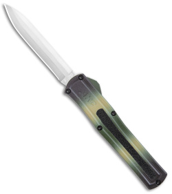 AKC F-20 D/A Spear Point OTF Automatic Knife Camo (3.55" Satin)