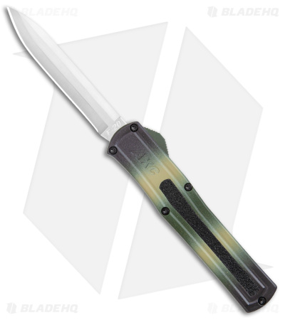 AKC F-20 D/A Spear Point OTF Automatic Knife Camo (3.55" Satin)