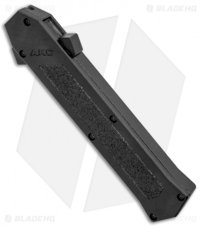 AKC F-16 D/A Bayonet OTF Automatic Knife Black Inlay (3.3" Black)