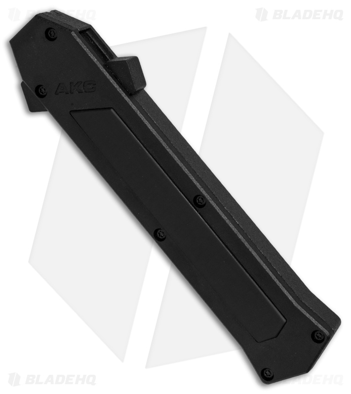 AKC F-16 D/A Bayonet OTF Automatic Knife Black Inlay (3.3" Satin)