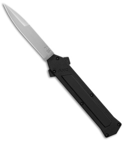AKC F-16 D/A Bayonet OTF Automatic Knife Black Inlay (3.3" Satin)