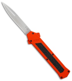 AKC F-16 D/A Bayonet OTF Automatic Knife Orange (3.3" Satin)