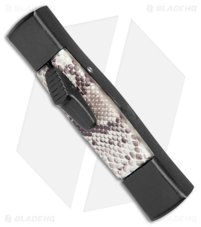 AKC Minion Concord OTF Automatic Knife Snake Skin (2.3" Black Dagger)