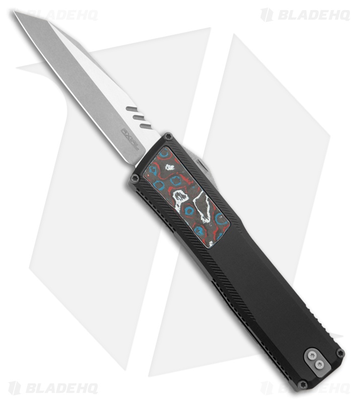 Axial Shift Gen III Wharncliffe OTF Auto Knife Black Al + Nebula CF (3.5" SW)