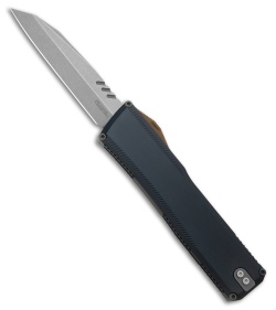 Axial Shift Gen III Wharncliffe OTF Knife Navy Blue Al/Gold (3.5" SW)