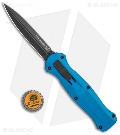 Benchmade Infidel OTF Automatic Knife Blue Aluminum (3.91" Black) 3300BK-2001