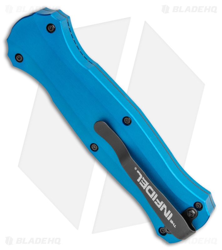 Benchmade Infidel OTF Automatic Knife Blue Aluminum (3.91" Black) 3300BK-2001