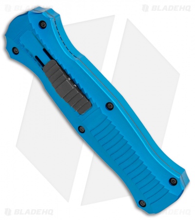 Benchmade Infidel OTF Automatic Knife Blue Aluminum (3.91" Black) 3300BK-2001