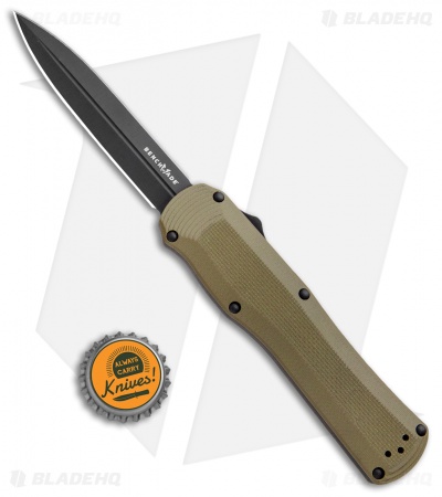 Benchmade  Autocrat D/A OTF Automatic Knife OD Green G-10 (3.71" Black) 3400BK-1