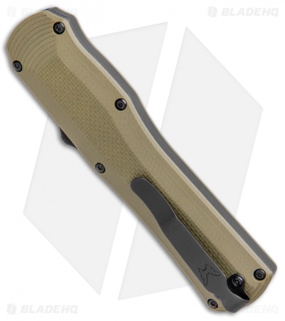 Benchmade  Autocrat D/A OTF Automatic Knife OD Green G-10 (3.71" Black) 3400BK-1
