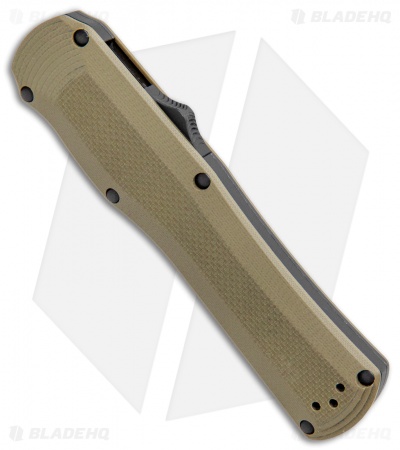 Benchmade  Autocrat D/A OTF Automatic Knife OD Green G-10 (3.71" Black) 3400BK-1