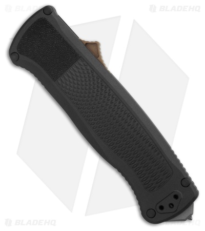 Benchmade Shootout Drop Point D/A Automatic OTF Knife Black (3.5" FDE) 5371FE
