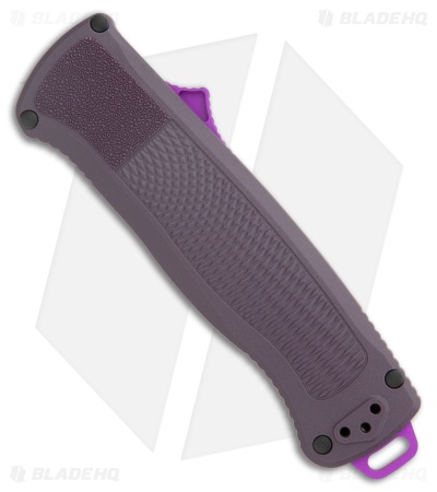 Benchmade Shootout D/A OTF Knife Dark Purple Grivory (3.5" Gray PVD) 5370GY-06