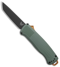 Benchmade Shootout OTF D/A Automatic Knife Sage Green (3.5" Black) 5370BK-07