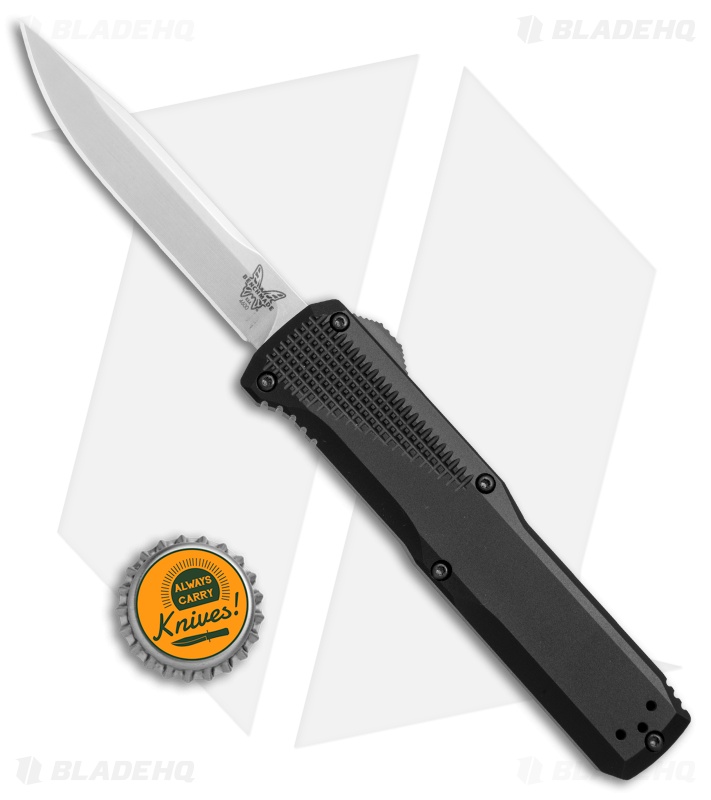 Benchmade 4600 Phaeton D/A OTF Automatic Knife Black (3.45" Satin) 
