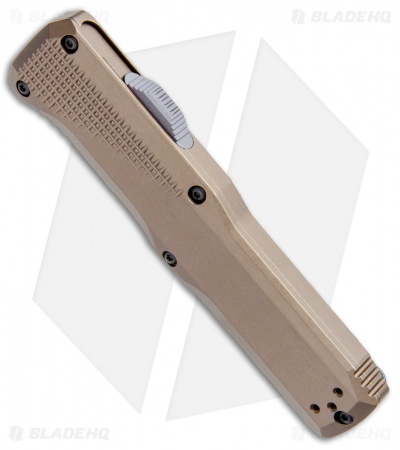 Benchmade 4600DLC-1 Phaeton D/A OTF Automatic Knife FDE (3.45" Black DLC) 