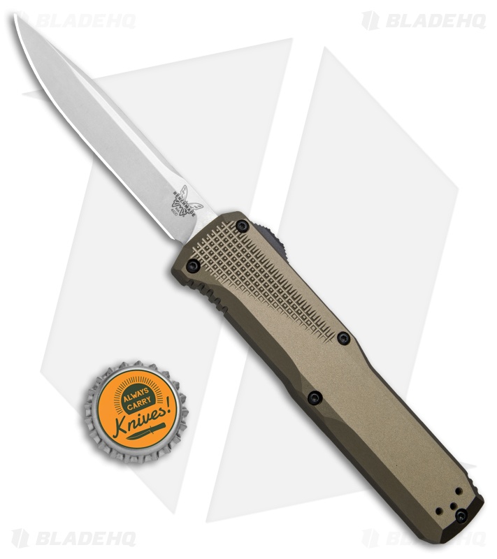 Benchmade 4600-1 Phaeton D/A OTF Automatic Knife Flat Dark Earth (3.45" Satin) 