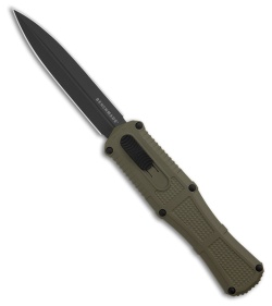 Benchmade Claymore OTF D/A Auto Knife Green Grivory (3.9" Gray) 3370GY-1