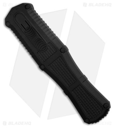 Benchmade Claymore OTF D/A Auto Knife Black Grivory (3.9" Gray) 3370GY