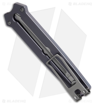Boker Plus Slike Exclusive Manual OTF Knife Blue Titanium (2.9" Satin)