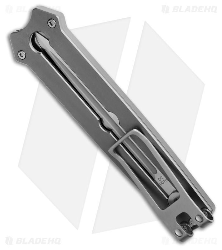Boker Plus Slike Exclusive Manual OTF Knife Titanium (2.9" Satin)