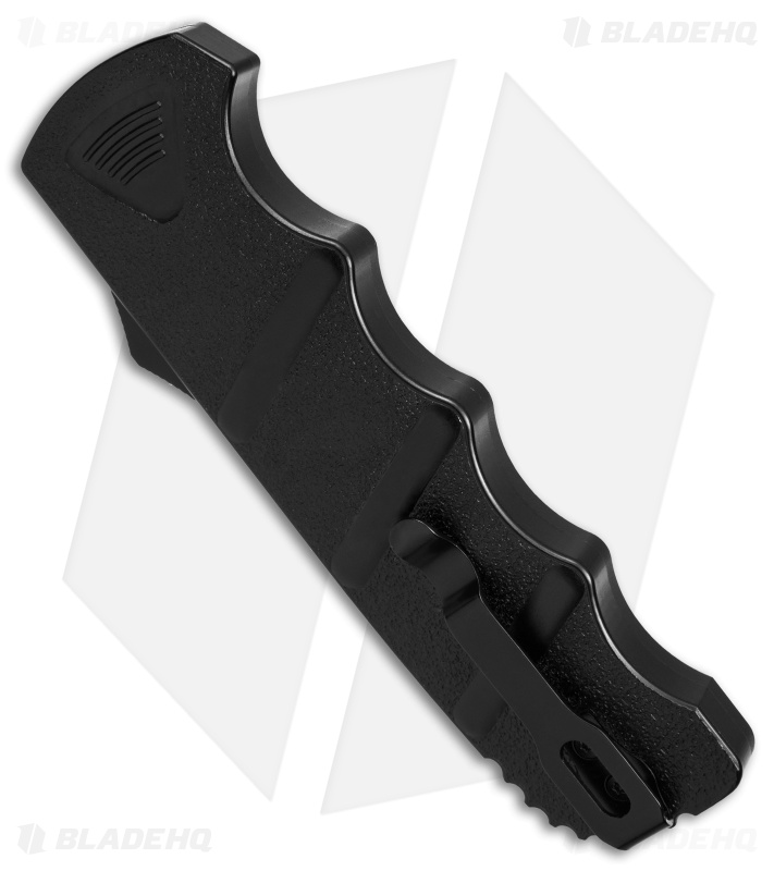 Boker Plus Kalashnikov Dagger OTF Automatic Knife Black Aluminum (3.5" Black SW)