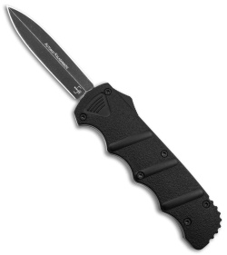 Boker Plus Kalashnikov Dagger OTF Automatic Knife Black Aluminum (3.5" Black SW)