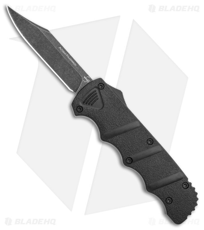 Boker Kalashnikov Bowie D/A OTF Automatic Knife (3.5" Black SW D2)  