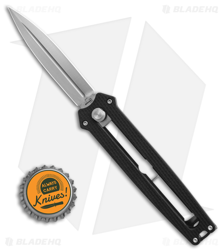 Boker Plus Slike Manual OTF Knife Black G-10 (2.9" SW)