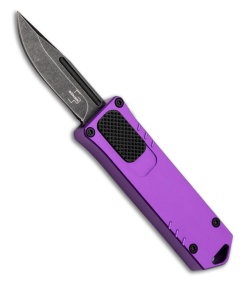 Boker Plus USB OTF 2.0 Automatic Knife Purple Aluminum (1.77&quot; Black) | 205527