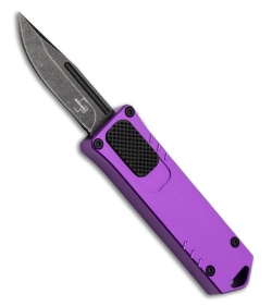 Boker Plus USB OTF 2.0 Automatic Knife Purple Aluminum (1.77" Black)