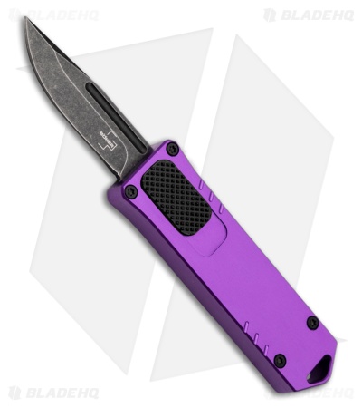 Boker Plus USB OTF 2.0 Automatic Knife Purple Aluminum (1.77" Black)