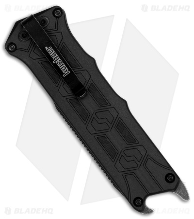 Kershaw Interstellar Manual Sliding Button Lock OTF Knife Black (2.7" Blackwash)