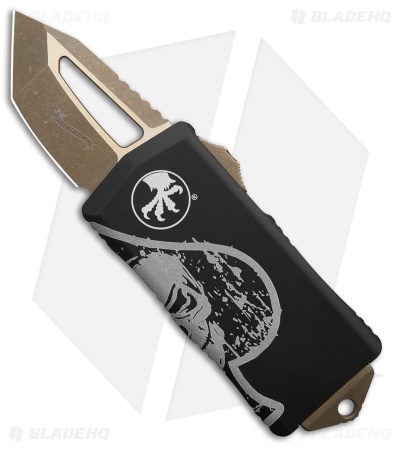 Microtech Exocet Tanto CA Legal OTF Automatic Knife Death Card(1.9" Bronze Apoc)