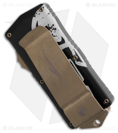 Microtech Exocet Tanto CA Legal OTF Automatic Knife Molon (1.9" Bronze Apoc)