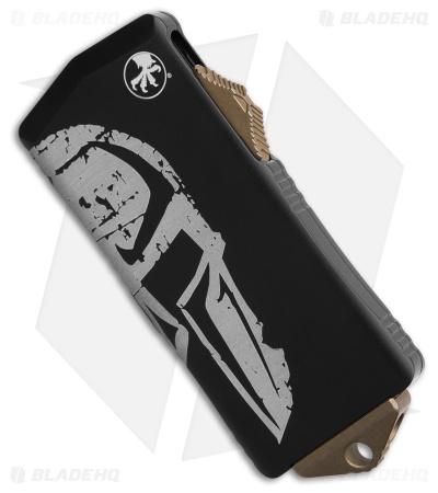 Microtech Exocet Tanto CA Legal OTF Automatic Knife Molon (1.9" Bronze Apoc)