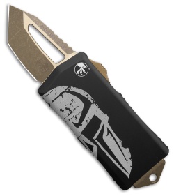Microtech Exocet Tanto CA Legal OTF Automatic Knife Molon (1.9" Bronze Apoc)