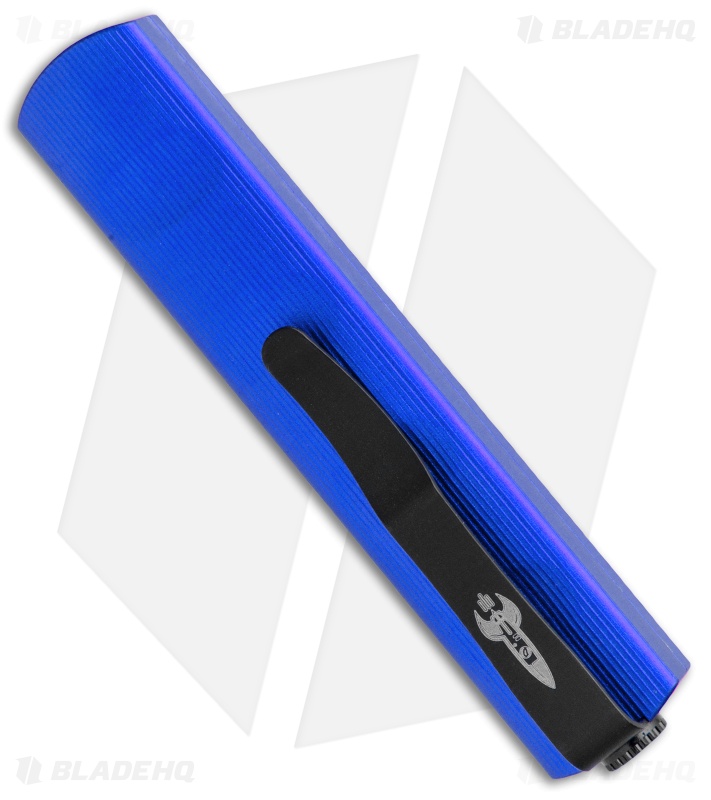 D Rocket Design Zulu Spear D A OTF Automatic Knife Blue Black