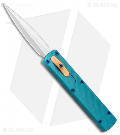 D Rocket Design Zulu Spear - D/A OTF Automatic Knife | Green + Copper