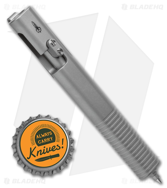 D Rocket Designs Oval V2 Pen Titanium Shorty (Gray)