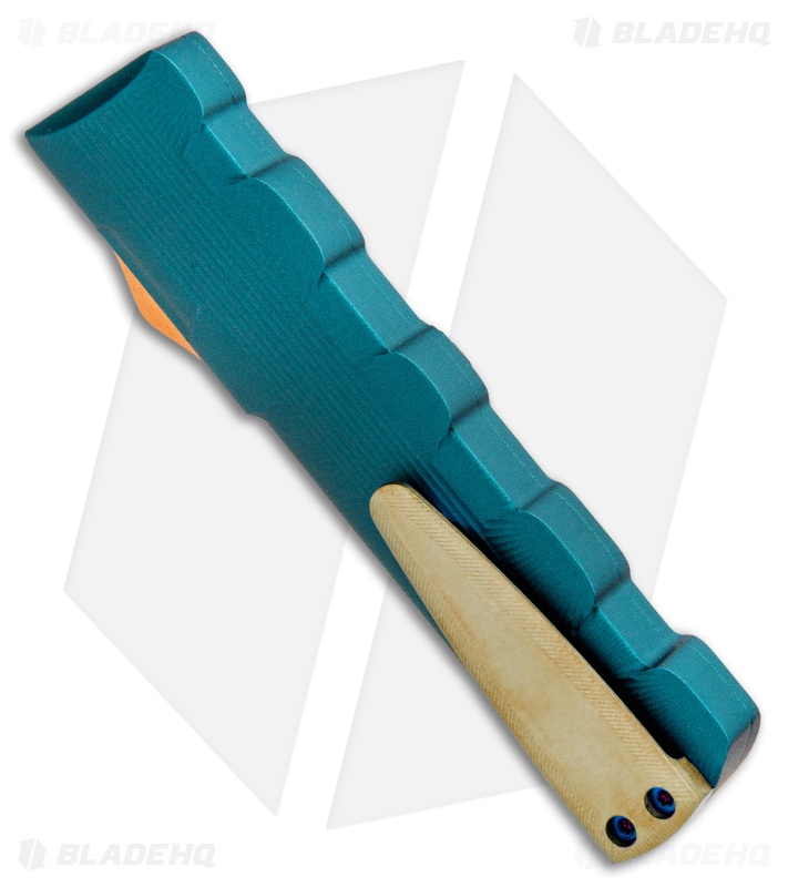 D Rocket Design FIN OTF Automatic Knife Green Blade HQ