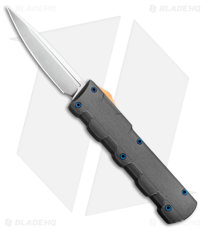 D Rocket Designs FIN D/A OTF Automatic Knife Gray (2.75" Satin)