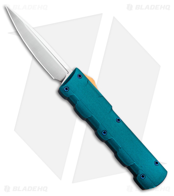 D Rocket Designs FIN D/A OTF Automatic Knife Green (2.75" Satin)