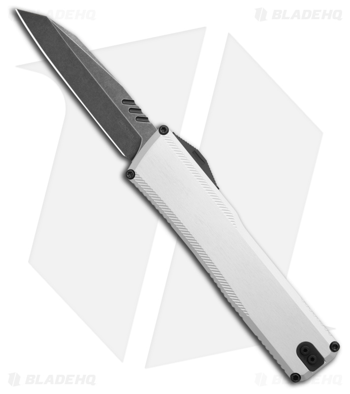 Axial Shift Gen III Wharncliffe OTF Knife Gray Aluminum (3.5" Blackwash)