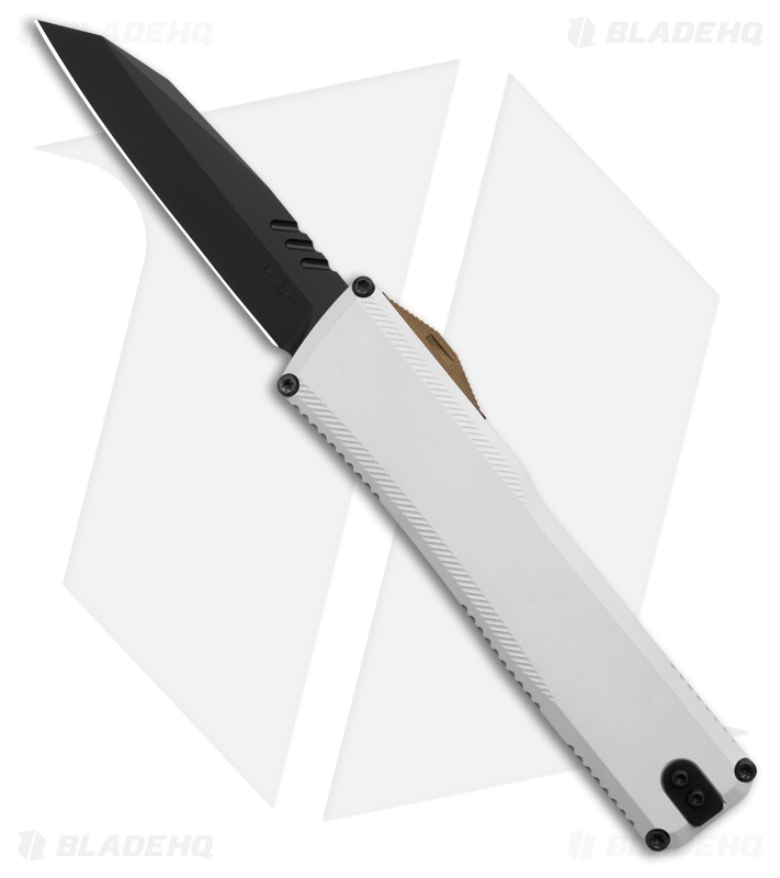 Axial Shift Gen III Wharncliffe OTF Knife Hidden White Aluminum (3.5" Black DLC)