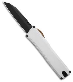 Axial Shift Gen III Wharncliffe OTF Knife Hidden White Aluminum (3.5" Black DLC)
